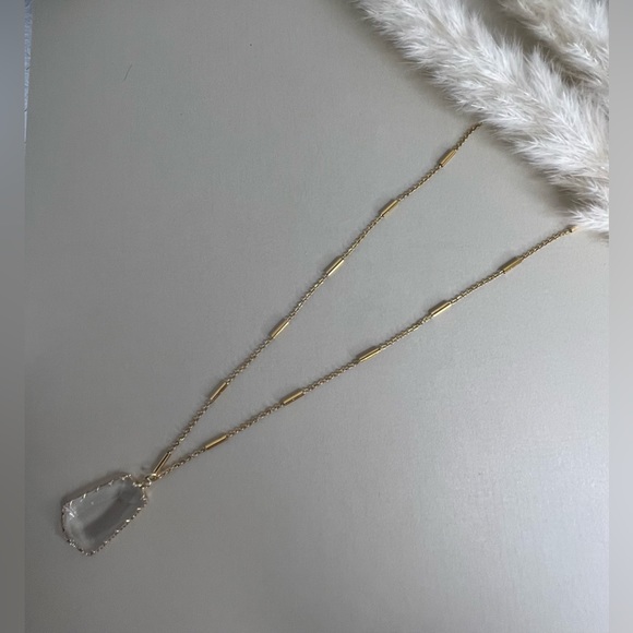 Boho Chic Classic Gold Necklace - Artsy Chic Long Pendant Necklace - Picture 1 of 17